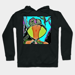 art deco summer hat Hoodie